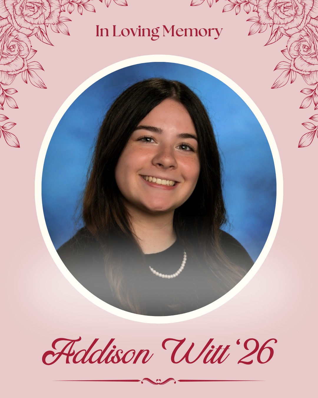 Addison Witt Mercy High School Farmington Hills, MI Obituary-Death